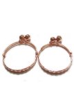 TANITTgems กำไลข้อเท้าเด็กกระพรวนคู่นากสลักลาย - Rose Gold