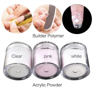 ผงอะคริลิค Acrylic powder มี 3 สี อะคริลิค อะคริลิก ต่อเล็บ ขายแยกชิ้น