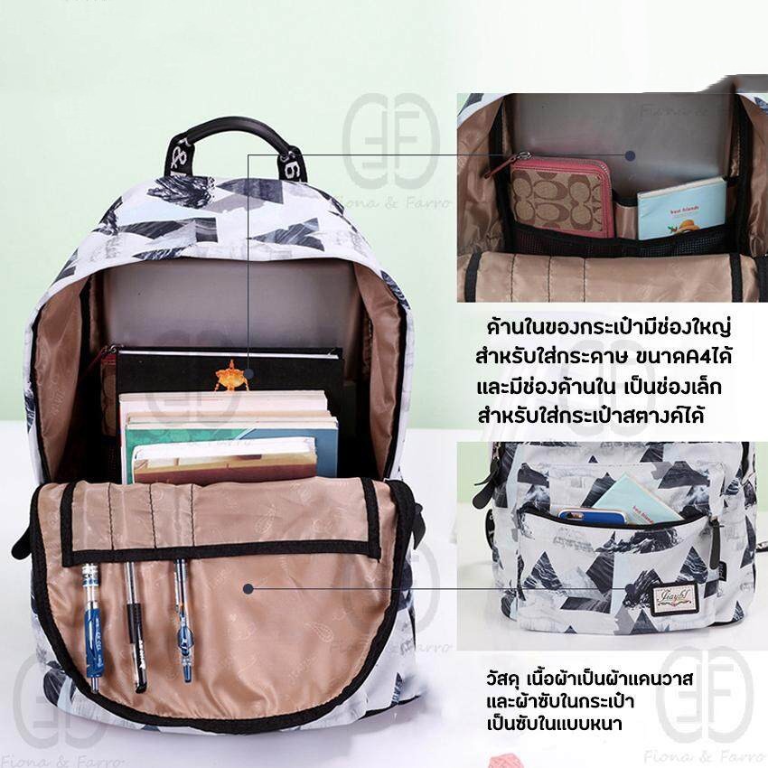 FEIYANA กระเป๋าเป้ กระเป๋าสะพายหลัง รุ่น QX-JB