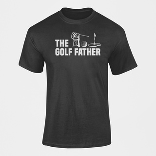 เสื้อยืด Cotton Comfortเสื้อยืดผ้าฝ้าย พิมพ์ลาย The Golf father สําหรับผู้ชายขนาดเต็มS-5XL