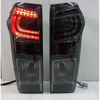 โคมไฟท้าย LED All new D-Max แบบ 4 โคมดำ