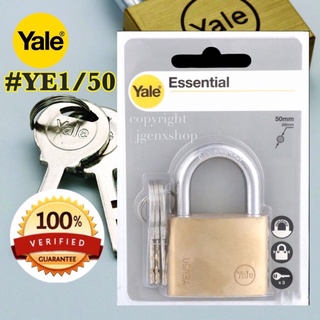 - YALE🔐 แม่กุญแจ+ลูกกุญแจ (ระบบสปริง) ขนาด 40-50mm. หูสั้น/หูยาว รุ่น YE1/50 , YE1/40 ของแท้ 💯-