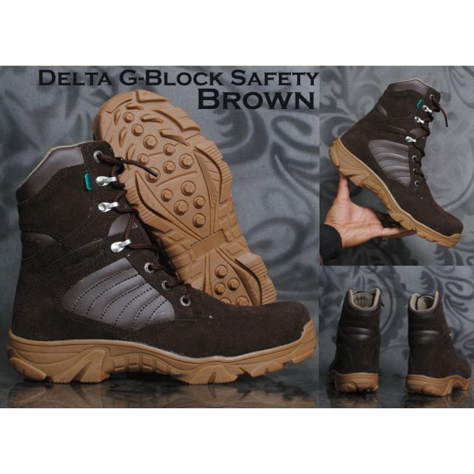 รองเท้าเซฟตี้ Delta GBlock Zi Vantel Delta Brown