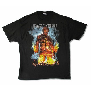 เสื้อยืดพิมพ์ลาย Iron Maiden WICKER Man 2010 N A Tour สำหรับผู้ชาย