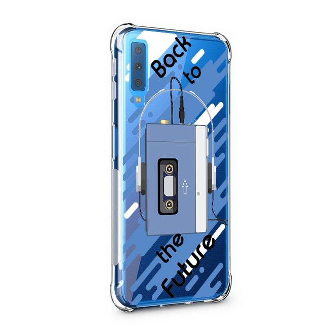 เคส สำหรับ Samsung Galaxy A7 Anti-Shock Protection TPU Case [Back to the Future]