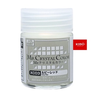 สีเคลือบมุก XC03 Ruby Red 18ml