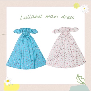 Lullabell maxi dress  เดรสยาวโชว์ ลายกลีบดอกไม้ พริ้วน่ารักมากกจริงๆ