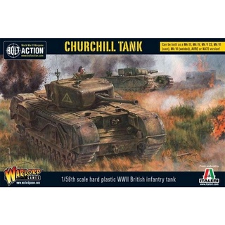 🔥มีของพร้อมส่ง🔥 Warlord Games  Bolt Action Churchill Infantry Tank WGB-402011002 โมเดลพลาสติก Scale 1/56