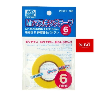 เทปบังพ่นคุณภาพ MT601 mr.masking tape 6mm