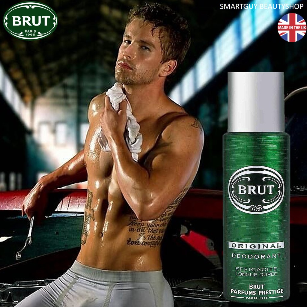 Brut Original Deodorant Spray for Men 200ml ผลิตภัณฑ์สเปรย์ระงับกลิ่นกายสำหรับผู้ชายกลิ่นหอมพิเศษสินค้านำเข้า