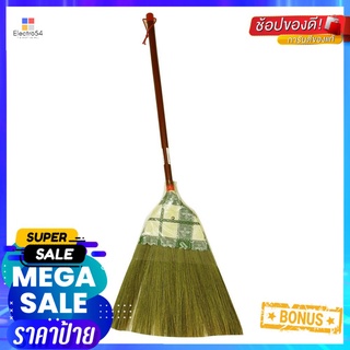 ไม้กวาดดอกหญ้าหุ้มปลายพลาสติก CITGRASS FLOWER BROOM WITH PLASTIC HANDLE CIT