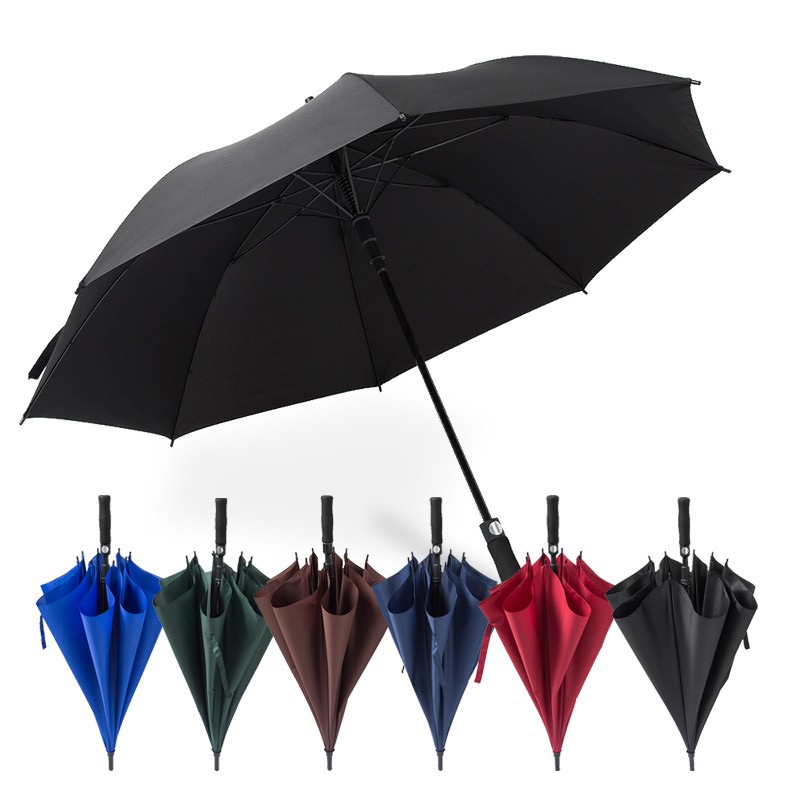 Umbrellas 118 บาท MOPA ร่มกันUV ร่มพับขนาดใหญ่ พับได้ กันฝนได้มากถึง 4 คน สีน้ำเงิน สีแดง Umbrella กันแดด ร่มกันฝน กันยูวี 120*95ซม Sports & Outdoors