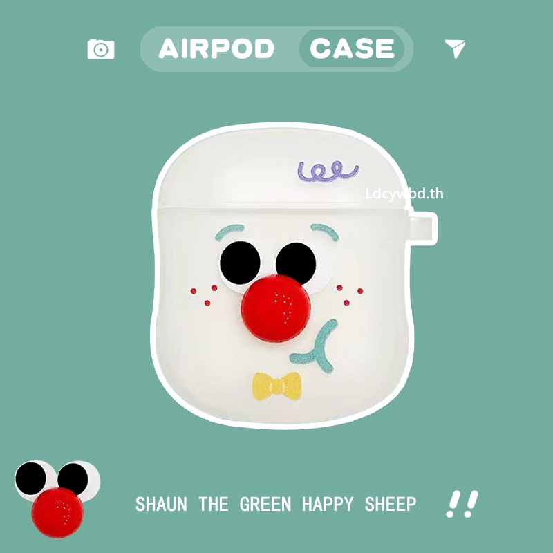 🚀จัดส่งภายใน24ชั่วโมง🚚เคส Airpod 3 ตัวตลก แฟชั่น วัสดุ tpu Case Airpod pro4 Airpod 1 gen2 soft case