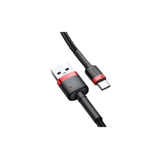 ถูก/แท้Baseus สายถัก สายsamsung S10 S9 S8 สายชาร์จ USB Type C Cable 3A สายสำหรับไอโฟน Micro C-C 60W Fastcharge QC3.0