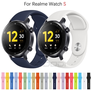 สายคล้องนาฬิกาข้อมือซิลิโคนสําหรับ Realme Watch S / pro Smart Watch