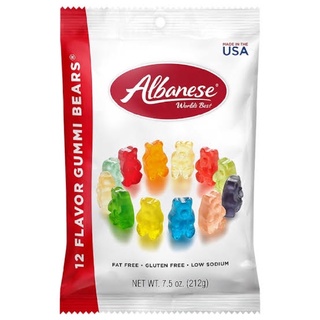 💥ลดราคา💥 albanese gummy bears 100 กรัม 12รสชาติ เยลลี่พี่หมี นำเข้าจากอเมริกา🇺🇸 🎅ส่งด่วน🎅