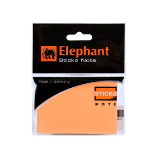 Elephant ตราช้าง กระดาษโน๊ต กระดาษโน๊ตกาวในตัว Post It สีส้มนีออน 2X3 นิ้ว