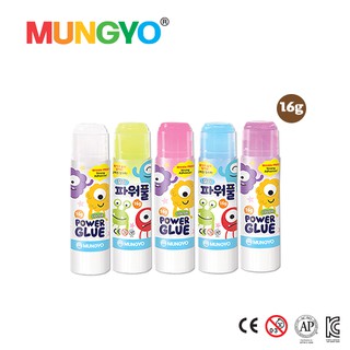 MUNGYO กาวแท่ง 9,16 กรัม (COLOR GLUESTICK 9G, 16G) 1 แท่ง