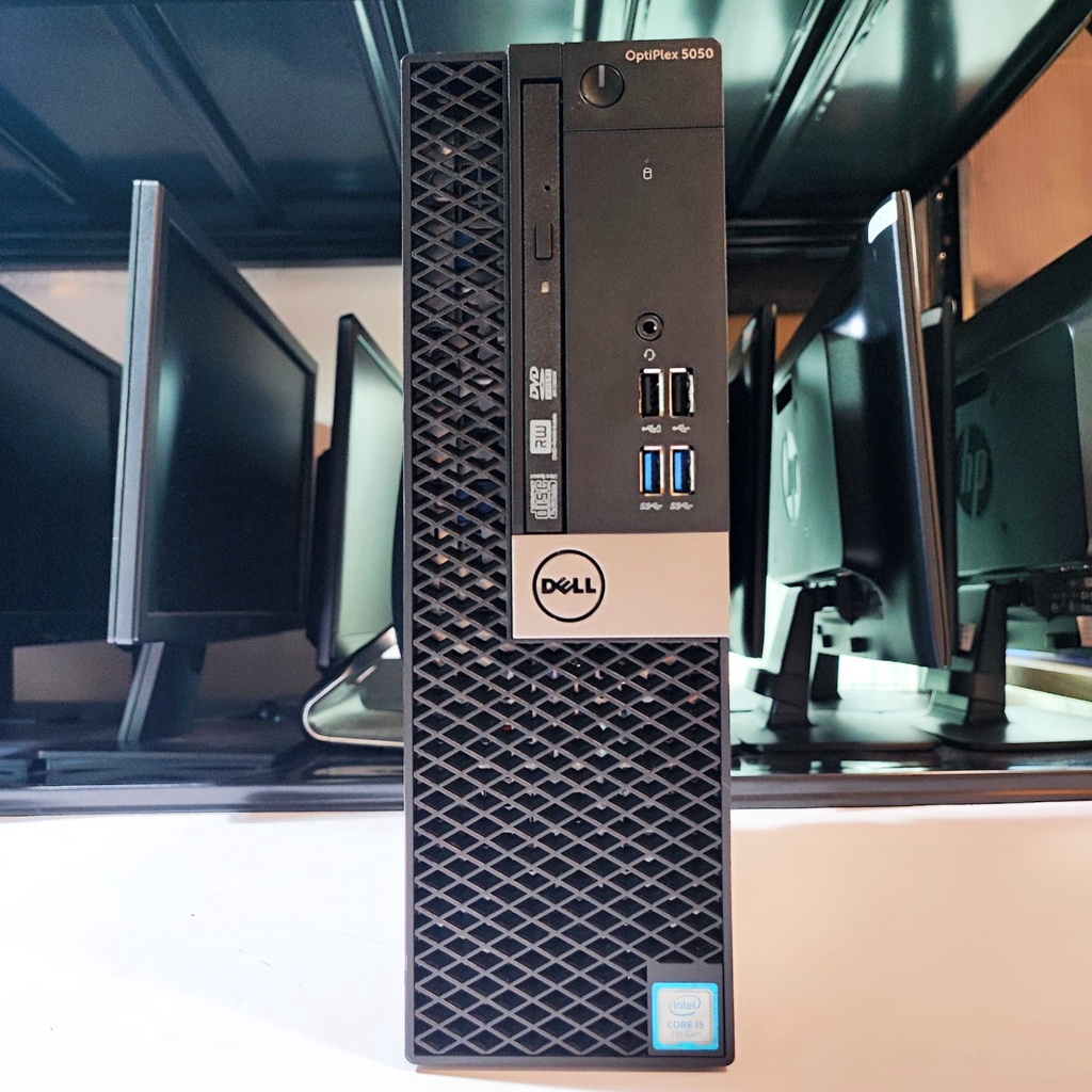 คอมพิวเตอร์มือสอง Dell Optiplex - CPU Core i5-7500@3.40GHz | SSD 128/256/512 GB | พร้อมเชื่อมต่อ WIFI 5 GHz. สภาพสวย A+ #8