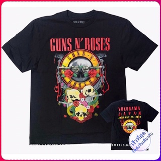 เสื้อวง gun n’ roses เสื้อวงร็อคพรี่เมี่ยมเกรด yokohama japan tour 2017