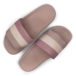 Gpatt : Casual Slippers รองเท้าแตะสวมผู้หญิงแฟชั่นพื้นนุ่ม หน้าผ้าใล่สีสุดฮิต