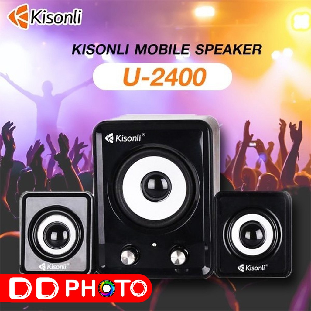 KISONLI MOBILE SPEAKER U-2400  ลำโพงคอม USB