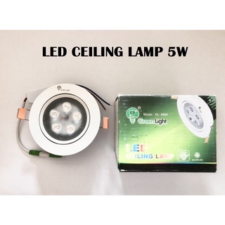 LED CEILING LAMP 5W/DAYLIGHT/WARMWHITE