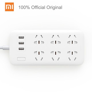 Xiaomi Smart 6 5v / 2 . 1 A 3 พอร์ต Usb สายไฟบอร์ดปลั๊ก