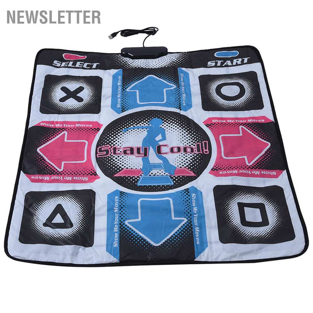 Non‑Slip Durable Wear‑resistant Dancing Step Dance Mat Pad Dancer Blanket with USB for PC