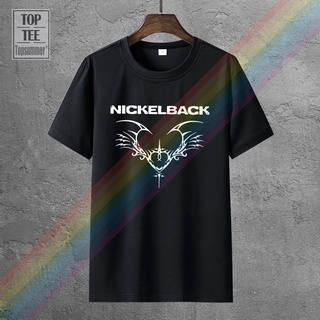 ROUND คอลูกเรือใหม่ เสื้อยืดแขนสั้น คอกลม ผ้าฝ้าย 100% พิมพ์ลาย Nickelback Band Attoo Jhjgpi08Dodgdn29 ของขวัญวันหยุด สํ