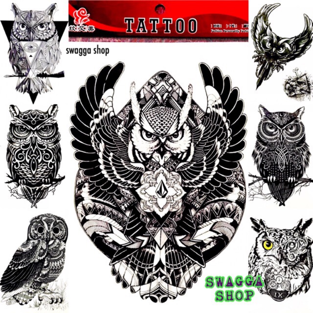 แทททู 4ใบ100 | มีให้เลือก20ลาย รอยสักชั่วคราว tattoo