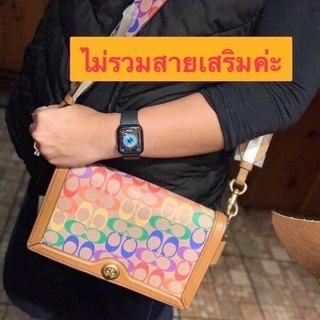 🌈💕รุ่นใหม่พร้อมส่งค่ะ NEW Coach Riley Rainbow Signature Canvas