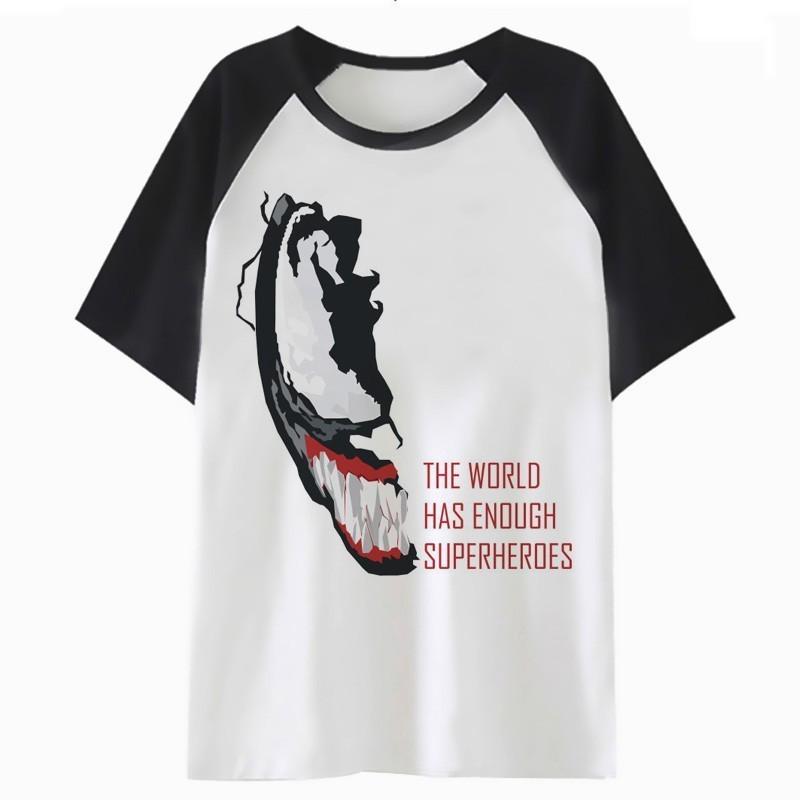 เสื้อยืด [พร้อมส่ง ของถึงไทยแล้ว]  Marvel Avengers Superhero Venom spiderman นุ่มและสบาย