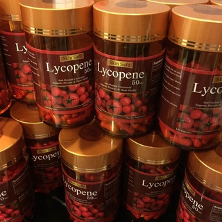 Skin Safe Lycopene 50mg (150Capsules )ไลโคปีนสกัดเย็นจากมะเขือเทศประเทศเยอรมัน