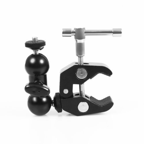 Selens Super Clamp & เมาท์หัวบอล 1/4 นิ้ว อุปกรณ์เสริมแฟลช อเนกประสงค์ สําหรับกล้องมอนิเตอร์ ไฟแฟลช Speedlite Ring Light