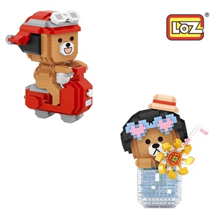 LOZ นาโนบล็อก B.family มีให้เลือก 2 แบบ Scooter Bear / Cup Bear (รหัส 9277-9278)