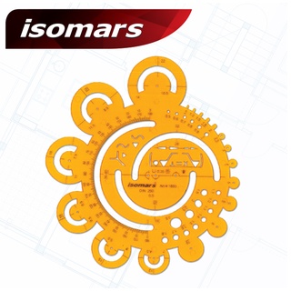 ISOMARS แผ่นเพลท Radius ISM-1893