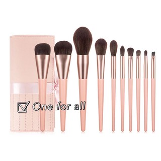 แปรงแต่งหน้า H28 brush set เซต10ชิ้น พร้อมกระเป๋า แปรงปัดแก้ม แปรงไฮไลท์ แปลงแต่งหน้า Make up brush fancy (สีสวยมากๆ🤗)