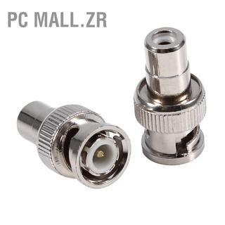 [คลังสินค้าใส] PC Mall.zr 10pcs BNC Male to AV RCA Female Connector Adaptor for CCTV System