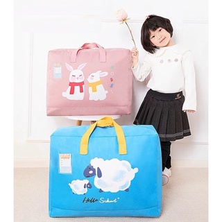 ถุงเก็บผ้านวม เนื้อหนา ลายน่ารัก กันน้ำ กันรอยขีดข่วน