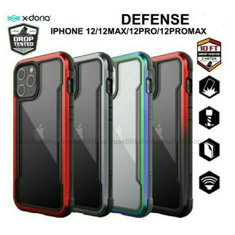 แท้ 💯%X-Doria Defense Shield for I12 (5.4)/i12 i12Pro (6.1)/ i12promax (6.7)