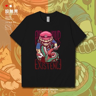 เสื้อยืดแขนสั้น พิมพ์ลายการ์ตูน Mary Storm Ripped Monster สําหรับผู้ชาย และผู้หญิงSize S-5XL