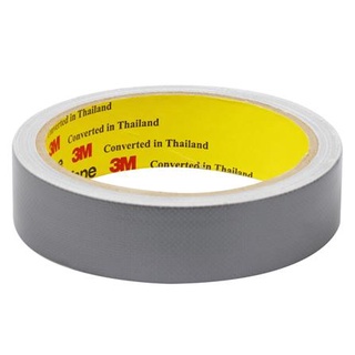 dee-double เทปผ้ามันเงา 3M 24 MMX8Y สีเทา เทปกาว