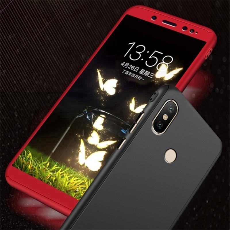 360 ความคุ้มครองเต็มรูปแบบ เคสมือถือสำหรับ Xiaomi Redmi Note 5 Pro S2 Case Casing เคสแข็ง Cover