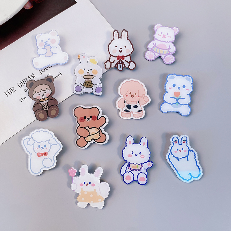 INS เข็มกลัด ลายการ์ตูน ลูกสุนัขน่ารัก เครื่องประดับสไตล์เกาหลี