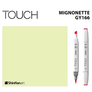 TOUCH TWIN BRUSH MARKER GY166 (MIGNONETTE) / มาร์คเกอร์หัวพู่กัน-หัวตัดขนาดกลาง รหัส GY166 (MIGNONETTE)