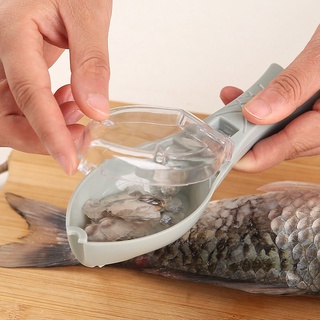 【ส่งตะขอเกี่ยว】ที่ขอดเกล็ดปลา อุปกรณ์ขอดเกล็ดปลา ที่ขูดเกล็ดปลาFish Scale Peeler