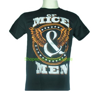 เสื้อวง Of Mice &amp; Men เสื้อไซส์ยุโรป ออฟ ไมซ์ แอนด์ เม็น PTA1402 เสื้อวงร็อค เมทัล สากล