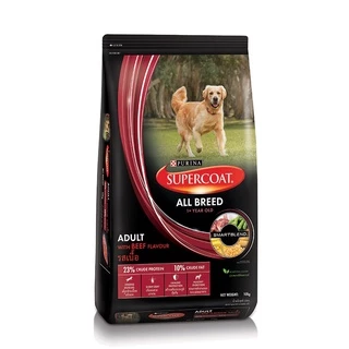 ซุปเปอร์โค้ท อดัลท์ อาหารสำหรับสุนัขโต รสเนื้อวัว 10 กก. SUPERCOAT ADULT BEEF 10KG