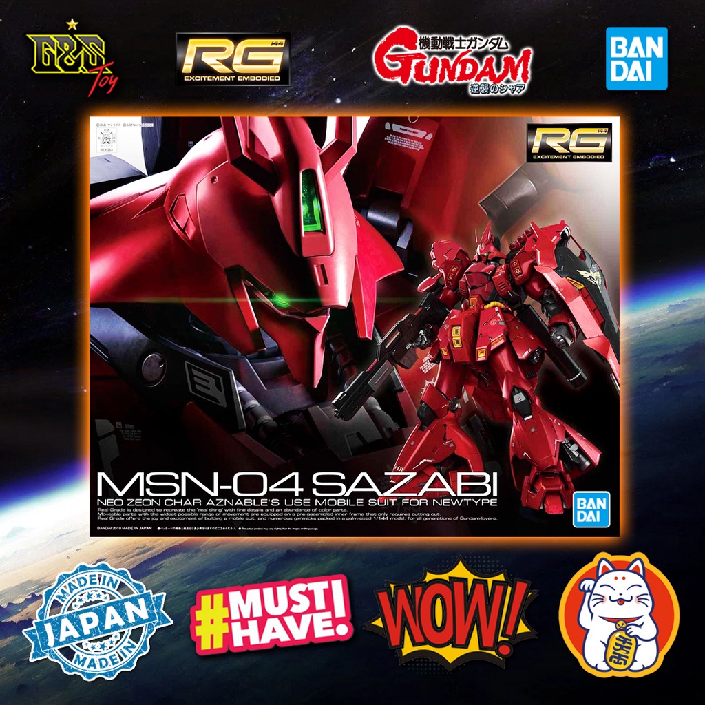 RG Sazabi จากภาค Gundam Char's Counterattack